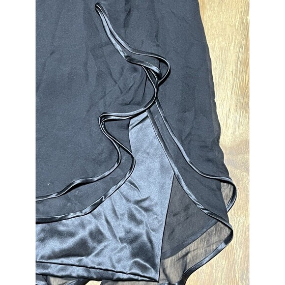 Carolina Herrera Black Silk Midi Cocktail Dress women 6 @F1 - Picture 8 of 9